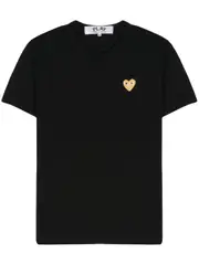 [Comme Des GarÇOns Play] Comme Des GarÇOns Play-T-Shirt Gold Heart In Cotone-Uomo S