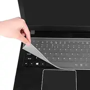 Universal Keyboard Cover for 15.6"-17.3" Laptop Notebook with Numeric Keypad Keyboard, Ultra Thin Silicone Waterproof Keyboard Protector Skin -Clear