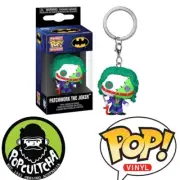 DC Comics - Patchwork The Joker Pocket Pop! Keychain "New"