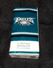 Phillidelphia Eagles NFL Pocket Pack Tissues 15ct