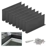8 Pack Gutter Valley Splash Guards,Rainwater Roof Rain Diverter Downspout Gut...