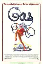 GAS MOVIE POSTER Original 1981Folded 27x41 Comedy HOWIE MANDEL STERLING HAYDEN