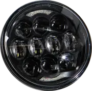 HARDDRIVE 5.75" 80W 4000/2200 LUMENS Black LED Headlight 820-0365