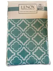 TABLECLOTH 60”x 84” LENOX Rectangle VINYL Indoor/Outdoor NEW