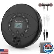 CD player portable,Discman rechargeable,Walkman CD player with speaker,Portab