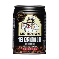 在飛比找7-ELEVEN線上購物中心優惠-[金車]伯朗醇黑咖啡(無糖)240ml(24入)