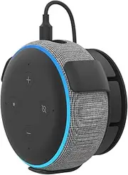 [EWIGE] Wall Mount for Dot 3rd Gen & Google Nest mini/Home Mini，Wall Holder with Cable Management Screw Mounting