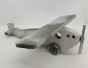 Handmade Wooden Aircraft Plane Decor Toy