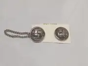 Button La Mode New Silver Tone - NEW NOS VINTAGE Set of 2