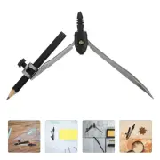 Small Circle Compass with Pencil Dowel Drawing Storage Case