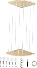 Wood Corner Plush Toys Holder Stuffed Animal Organizer Wooden Shelf Wall Hanging Storage for Nursery Dorm Kids Playroom, Star