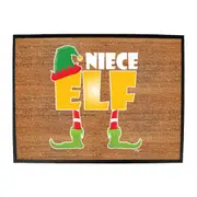 Elf Niece - Funny Novelty Doormat Man Cave Floor mat