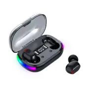 RGB Light Fone Bluetooth Earphones 5.3 TWS True Wireless Headphones LED Display Stereo Headset Earbuds