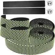 Eva Bike Tape Anti-slip Handlebar Wrap Comfortable Cycling Grip Belt Protective Tape for Bike Handlebars Sturdy Material 1 Set Yellow