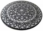 Marble Dining Table Top Mother of Pearl Inlay Woek Bar Table with Luxurious Look