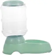 ERINGOGO Practical Automatic Pet Feeder for Cats and Dogs Capacity Food Dispenser Light Green Easy to Fill and Saving Design for Convenient Feeding Stable and Stylish Pet Bowl