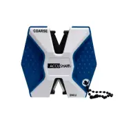 AccuSharp 2-Step Carbide Ceramic Knife Sharpener Blue Proper Angles Every Time