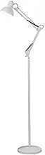 Indoor Floor Lamps Long Arm Folding Full Spectrum Floor Lamp Eye Protection Learning Floor Lamp Living Room Bedroom Study Vertical Desk Lamp (Excluding Light Source) Standing Lamp(White)