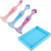 PAMINGONO Diy Art Painting Nail Art Tool Set Dotting Pen Rhinestone Picker Kit with Tray for Craft Accessories