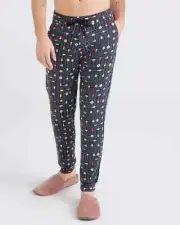 Saxx Snooze Super Soft Modal Sleep Pant, Navy Multi, L