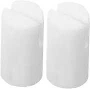 HANABASS 2pcs String Bone Nut Replacement Kit for String Banjo Durable Ox Bone Material Enhanced Sound Sustain for Luthiers Musicians Improved Resonance for Dynamic Music