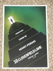 10 CLOVERFIELD LANE "GREEN" 9x13 INCH PROMO MOVIE POSTER