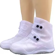 [Generic] Rain Overshoes - Rain Resistant Boots,Fashion Reusable Anti Slip Easy-Handy Double Layer Sole Rain Boot Covers for Sneakers, Boots, Bowling Shoes