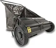 Agri-Fab 45-0218" 26" Push Behind Lawn Sweeper, 7 cu. ft Hopper Bag Capacity; Leaf & Grass Cathcher, with Adjustable Brush Height