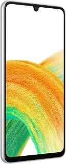 [Samsung] A33 5G + 4G LTE (128GB+6GB) 6.4" 48MP Quad Camera Factory Unlocked (NOT Verizon Boost At&t Cricket Straight) SM-A336M/DSN (25W Charging Cube Bundle, Awesome White)