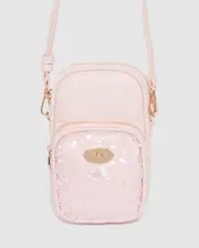 Pink Koni Sequin Kids Crossbody Bag