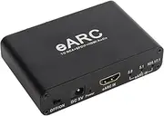 HD Multimedia ARC Sound Extractor, EARC Converter to Sound System Soundbar Speaker Amplifier, with Multiple Output Interfaces for Flexible Connectivity Solutions