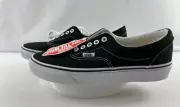 VANS Men Era Classic Black White Canvas Shoes Sneakers size 7.5