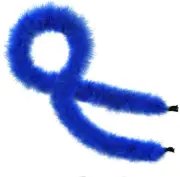 Blue Marabou Feather Boa - 22G 2 Yards Boas for Party Bulk, Wedding, Halloween,