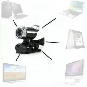 HD Webcam USB Computer Web Camera For PC Laptop With Y6Y9 FAST Microphone S9W2