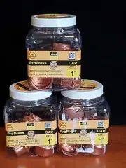 NEW 3-5 Packs Viega ProPress 1 in. Press Copper Cap Fittings 15 Total Caps