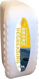 Car Glass Oil Film Remover | Auto Window Cleaner Cream | 100ml Water Stains Remover Car Brush, Auto Glass Polish Oil Remover, Safe For Tinted And Non-Tinted Window