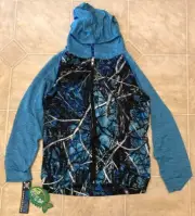 Moonshine Kids Lifrstyle Camo Undertow Hooded Jacket Childs SZ LG
