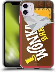 Head Case Designs Officially Licensed Willy Wonka and The Chocolate Factory Candy Bar Graphics Soft Gel Case Compatible with Apple iPhone 11