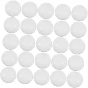 JOINPAYA 30pcs Ball Game Capsules Gumball De Hollow Balls Party Game Balls Open Party Balls Seamless Balls Lightweight Balls Raffle Picking Balls for Party Sphere Reusable White PVC