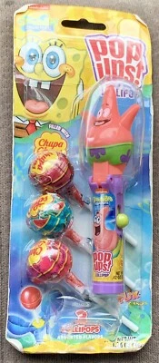 NEW POP UPS! LOLLIPOP Nickelodeon Patrick Star CHUPA CANDY STOCKING Stuffer