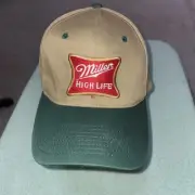 Miller High Life Snap Back Embroidered Adjustable Cap New No Tags