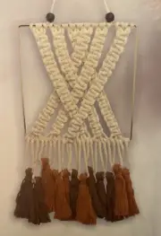 NEW Freeform Craft Macrame Wall Hanging Kit Easy DIY Assembly Instructions ALDI