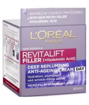 L'Oréal Paris Revitalift Filler Deep Replumping Anti-Ageing Day Cream. 50ml NEW