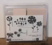 Stampin' Up Just Cause I Like You Set of 6 Wood Mounted Rubber Stamps SU 2006