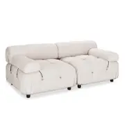 Keila 2 Seater Modular Tufted Velvet Sofa Set