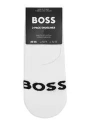 Boss Logo Cotton-blend Trainer Socks - White - 45-46 (IT45-46) 45-46 (IT45-46)