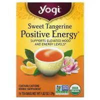 在飛比找iHerb優惠-[iHerb] Yogi Tea 正能量草本補充劑，甜橘味，