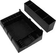 SHERCHPRY Barber Clipper Tray Organizer Durable Clipper Holder for Haircut Tools Portable Storage with Simple Classification for Clippers Guards Combs for Salons