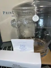 Princess House Heritage - Ice Bucket w/Lid & Tongs - Vintage Crystal