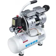 VEVOR 0.75HP Oil Free Air Compressor Air Compressor Tank 9L Silent Inflator
